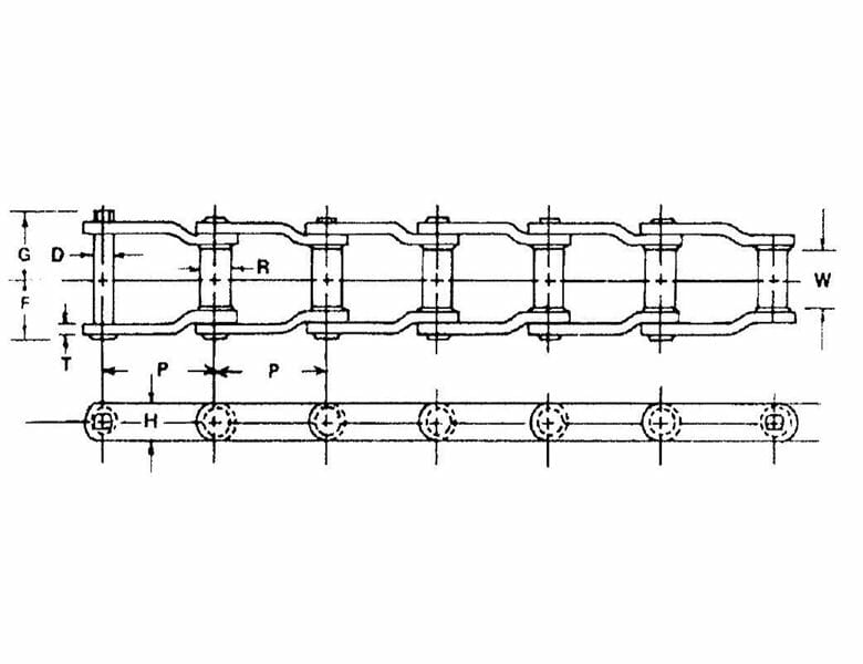 Welded Steel Mill Chain - Image 2
