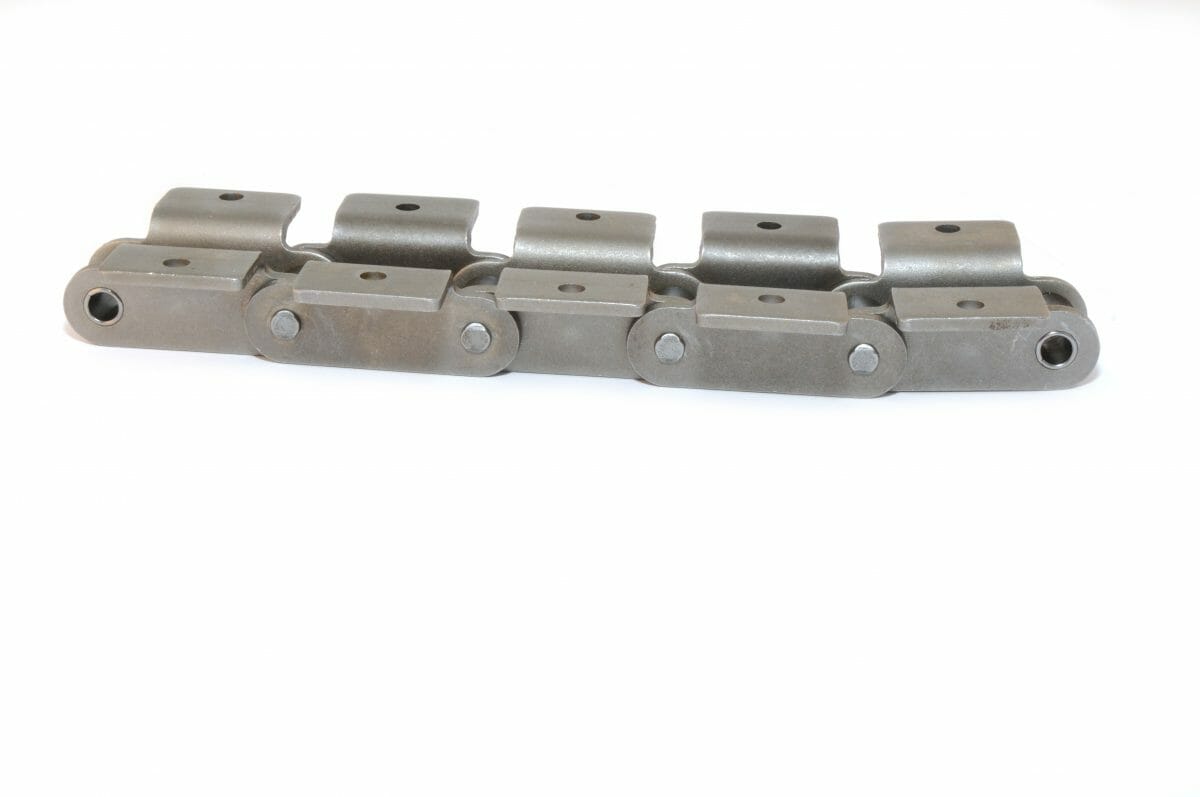 C2100HR K-1 /
C2102HR K-1 - ANSI Standard Double Pitch Roller Chain K-1 Attachment