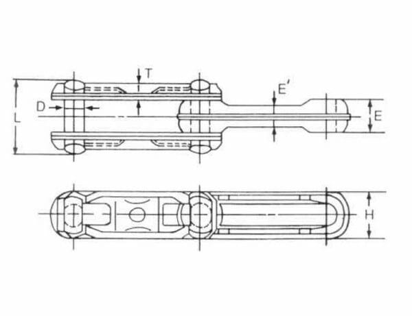 X458 - Conveyor Chain (Drop Forged Rivetless Chain) - Image 2