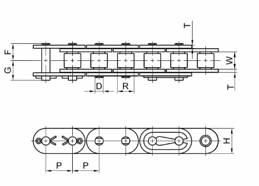 C-Type Standard Roller Chain - Image 2