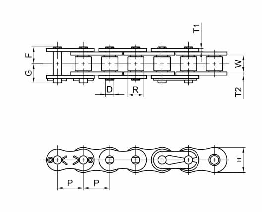 ISO British Standard Single Strand Chain - Image 2