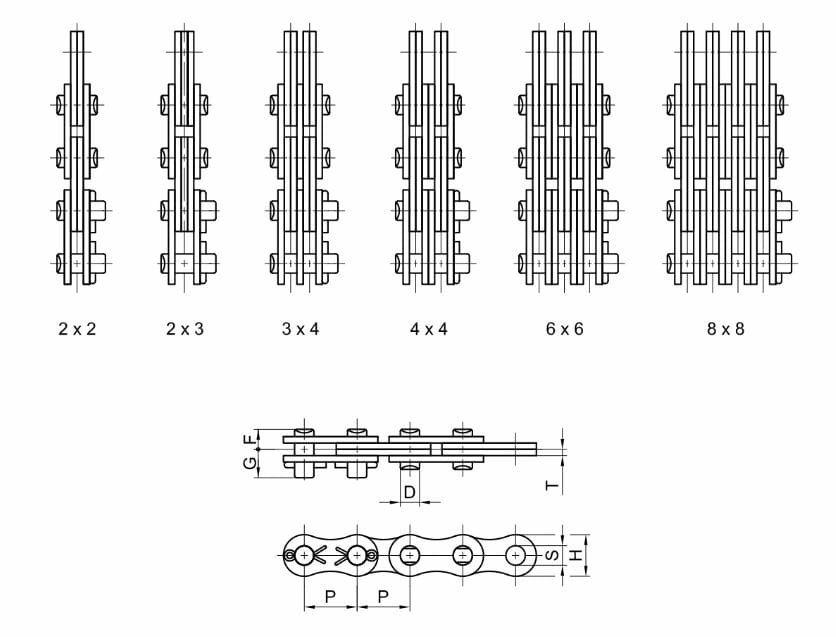 AL Series Leaf Chain - Image 2