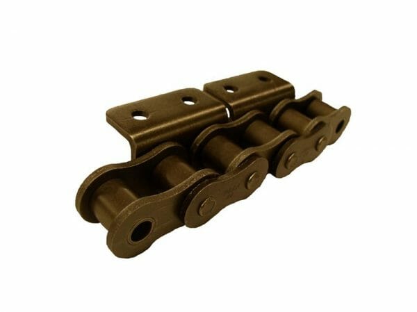 60R WA-2 - ANSI Standard Roller Chain - WA-2 Wide Contour Attachment